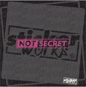 Resim Sticker Works Not Secret Sticker 