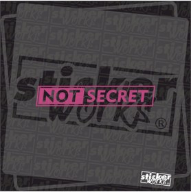 Resim Sticker Works Not Secret Sticker 