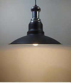 Resim Riolight Retro Gümüş Askılı Tekli Metal Sarkıt Avize Şapka Çapı: (549517149) 