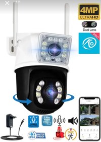Resim Genel Markalar 3mp Hd 2.5 Inch Ip66 Ip Kamera Wifi Özellikli Hareket Takipli Ve Gece Sensörlü Alarmlı Kamera 