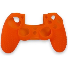 Resim Playstation 4 Turuncu Kol Koruyucu Silikon Kılıf Tp4 
