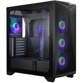 Resim MSI MPG Gungnir 300R AirFlow Temperli Cam A-RGB FAN 4x120mm PMW Fan ATX BROWN BOX Gaming Bilgisayar Kasası 