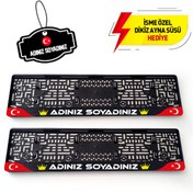 Resim 2 Adet Plakalık Kişiye Özel, Isimli, Isme Özel Ayna Süsü Hediyeli 197139487 