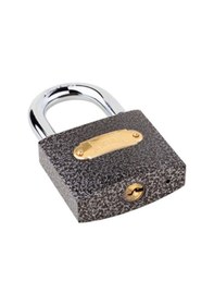 Resim Kale Asma Kilit Gri 38 Mm Kd001/10-140 - 6'lı Paket 