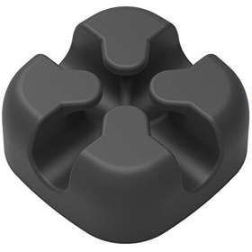 Resim Orico CBSX-BK Masaüstü Silikon Kablo Klipsi Düzenleyici Siyah Organizer 