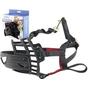 Resim Pawise Ayarlanabilir Plastik Köpek Ağızlığı 30 CM L Siyah 