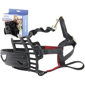 Resim Pawise Ayarlanabilir Plastik Köpek Ağızlığı 30 CM L Siyah 