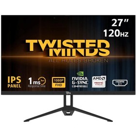 Resim TWISTED MINDS 27" TM27FHD120IPS FHD 120HZ 1MS HDMI DP VRR IPS ÇERÇEVESİZ GAMING MONİTÖR 
