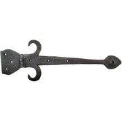 Resim Skygo Antika Tarz Dekoratif Pirinç Kuyruklu Çanak Menteşe - 137x390 mm, Oksit 