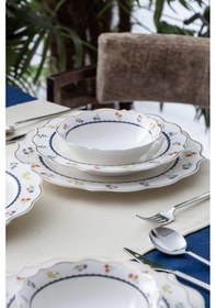 Resim Acar Hillary 6 Kişilik 24 Parça Porselen Yemek Takımı 