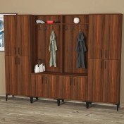 Resim Kalender Dekor Rose-1-1-4-4 Portmanto Vestiyer Ayakkabılık RS05 