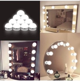 Resim Hollywood Tarzı Lamba Makyaj Masası Banyo Aynası Aydınlatma Glrshop Çok Renkli 