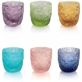 Resim Ivv Trıcot 6Lı Set Renklı Kahve Yanı Su Bardak 7,5 Cl 