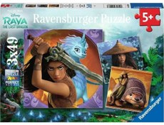 Resim Ravensburger 3x49 Parça Puzzle Walt Disney Raya 050987 