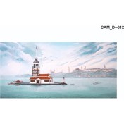 Resim W Delux Duvar Tipi Cam Panel Isıtıcı 