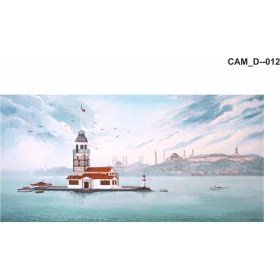 Resim W Delux Duvar Tipi Cam Panel Isıtıcı 