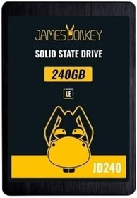 Resim James Donkey JD240 LE 240GB 2.5" 3D Nand 510MB/500MB/sn SSD Disk - 3 Yıl Birebir Değişim Garantisi 