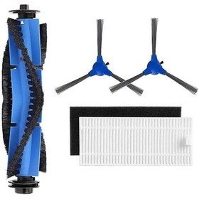 Resim Wiami Fx-7 Robot Süpürge Uyumlu 4'lü Yedek Parça Seti 