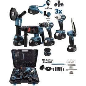 Resim Branzeg BRZ6S100 6'lı Şarjlı Matkap Seti 