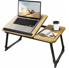 Resim Miletus Yükseklik Ayarlı Laptop Sehpası Bilgisayar Sehpası Laptop Altlığı Yatak Sehpası 