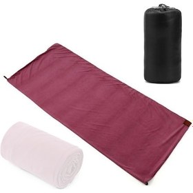 Resim Novahub Yumuşak Polar Uyku Tulumu - 5 Renk Seçeneği İle Rahat Uyku Keyfi Bordo Bordo 