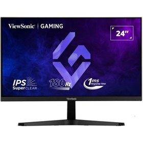 Resim Viewsonic VIEWSONIC 24" VX24G1-HD FHD 1MS 180HZ 2XHDMI DP HDR10 VRR PREMIUM IPS GAMING MONITOR 