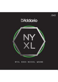 Resim D'addario Nyxl Bass Nickel Wound Singles .040 - Nyxlb040 Bas Gita 