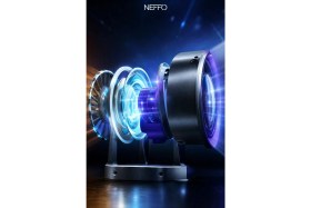 Resim Neffo USB Şarjlı Fan - Ayarlanabilir Hızlı Taşınabilir Mini Vantilatör, Sessiz Güçlü Soğutucu Fan 