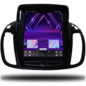 Resim Caros Ford Kuga C-max Tesla 2012-2017 Uyumlu Android Multimedya 1gb Ram 32gb Hafıza 12" 