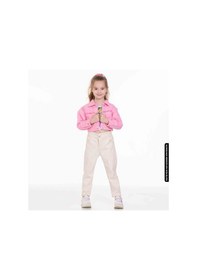 Resim Xo Kids Kız Beli Büzgülü Pantolon 4-8 Yaş 54713 Kpnt09079 Krem 