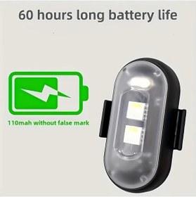 Resim Xuweiwei 6 Adet 8 Renkli Led Strobe Işıkları Kablosuz Uzaktan Kumandalı Şarj Edilebilir Ip65 Su Geçirmez 