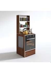 Resim Kenzlife ankastre fırın dolabı nevgece cvz 165*60*56 mutfak eko düz 