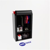 Resim Askılı Bez Dolap Çelik Profilli Elbise Gardırop 