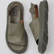 Resim Bueno Shoes Haki Deri Kadın Düz Sandalet 01wy9410 