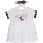 Resim S-Mall Caramell Bebek Elbisesi - Bandanalı - Elb4936 - Weekend - Beyaz 
