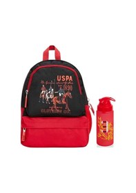 Resim U.s. Polo. Assn. Erkek Çocuk Anaokul Çanta Seti Plset2204301 Siyah-kırmızı 