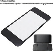 Resim OUCRIY 2 adet Top Screen objektif, yeni 2DS XL için, yapıştırıcılı yedek kapak, kırılmış, çizilmiş veya hasarlı üst ekranlar için, birinci sınıf reçineden üretilmiştir 