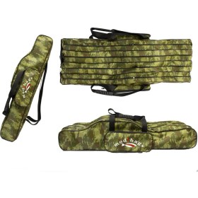 Resim Modibags 80 cm 4 Göz Olta Kamış Çantası Makinayı Sökmeden 8 Adet Olta Sığar 