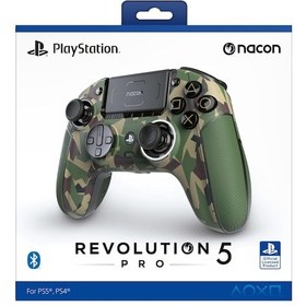 Resim Nacon Revolution 5 Pro Officially Licensed Playstation Wireless Gaming Controller Field Camo 