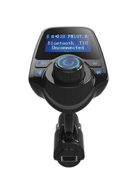 Resim Hello T10 Usb-sd-aux-bluetooth Destekli 2.1a Fm Transmitter 