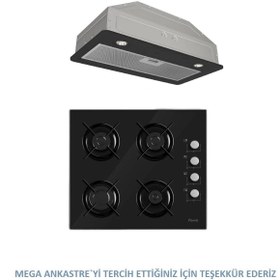 Resim Ferre GLİNE SERİSİ GÖMME ASPİRAÖR MEGA ANKASTRE SET(D050+2140) Uyumlu 