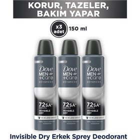 Resim Men +care Advanced Erkek Deodorant 72 Saat Koruma Invisible Dry 150 ML X3 