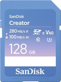 Resim Sandisk Creator Sd-uhs-ıi Hafıza Kartı 128 Gb Dslr Ve Aynasız Ka 