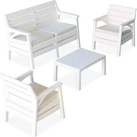 Resim Holiday Miami Oturma Grubu Hk 800 Beyaz 