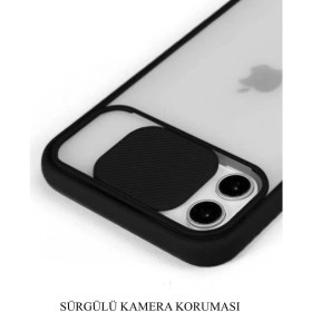 Resim KZY Xiaomi Poco X3 Kapak Lensi Açılır Kapanır Kamera Korumalı Silikon Kılıf - Sarı 