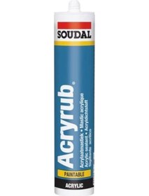 Resim Soudal Mastik Beyaz Silikon Mastik Beyaz 