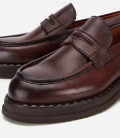 Resim Hotiç Erkek Deri Kahverengi Dikiş Detaylı Kalın Tabanlı Klasik Loafer 02ayh313910a480 02ayh313910a480 Kahverengi 