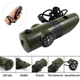 Resim Argeus H7-1 Fenerli Dereceli Pusulalı Düdük 