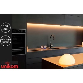 Resim Unikom Mutfak Tezgah Altı Dekoratif LED Aydınlatma Armatür 100 cm 