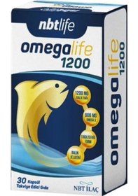 Resim Nbt Life Omegalife 1200 30 Kapsül 